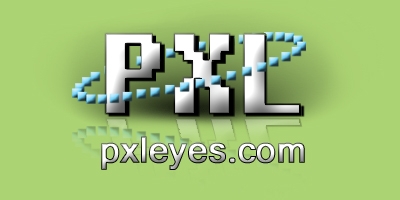 Creation of PXL-ated Logo w/lens flare: Step 9